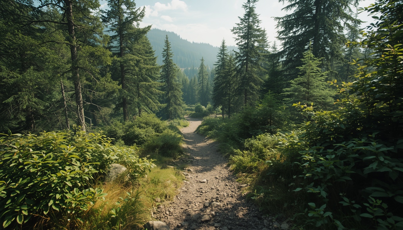 Trail recovery practice in natural landscape at Stunningkne