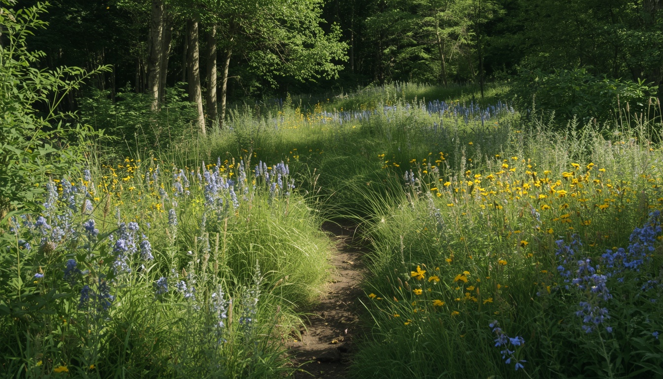Meadow mindfulness practice space offered by Stunningkne